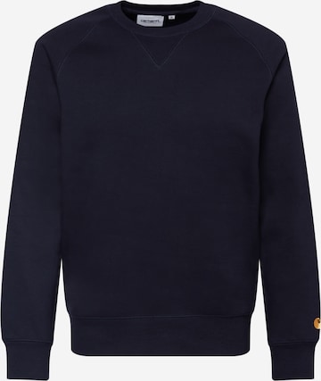 Carhartt WIP Sweatshirt 'Chase' in Blue: front