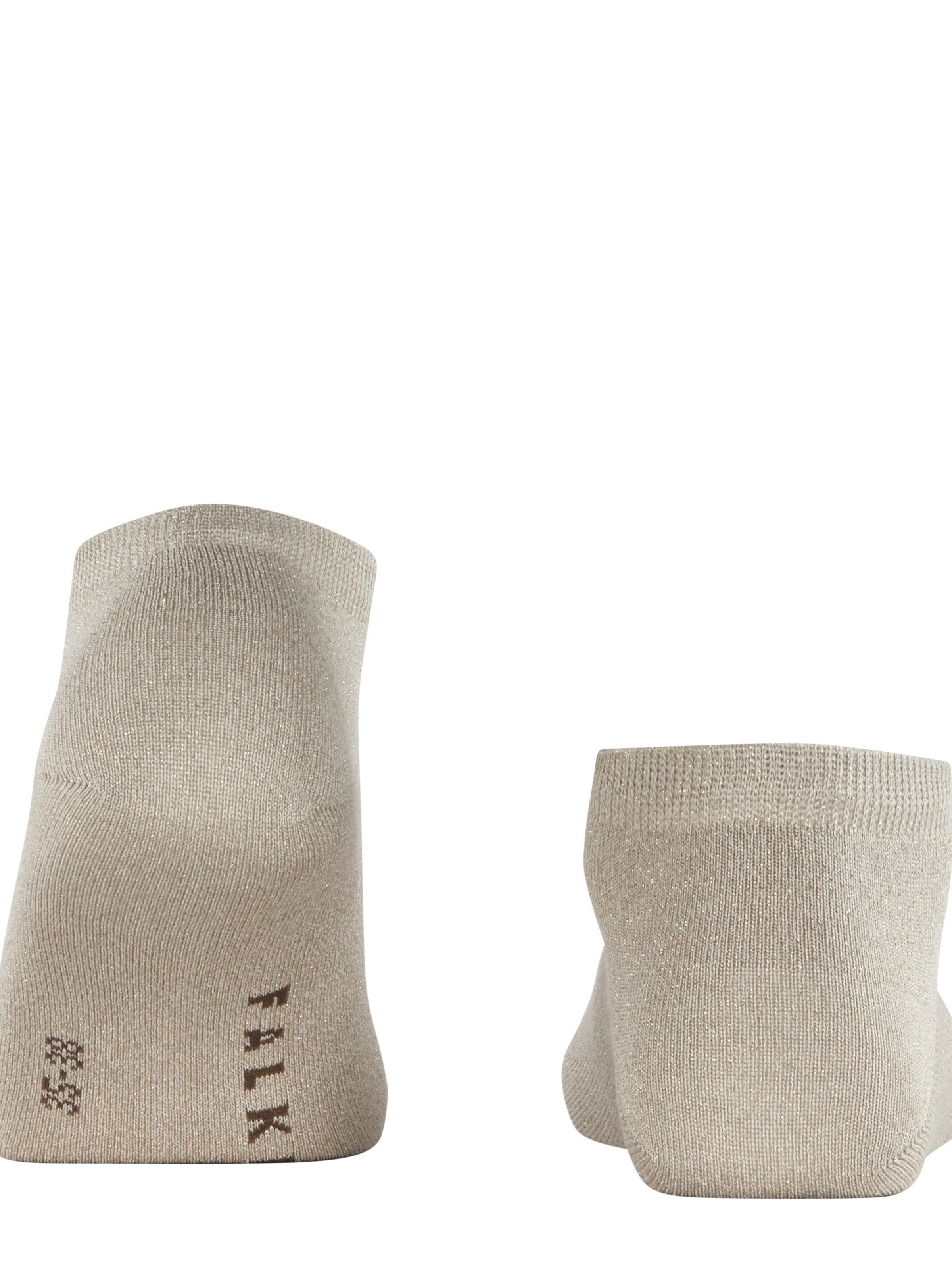 FALKE Ankle Socks 'Shiny' in Silver