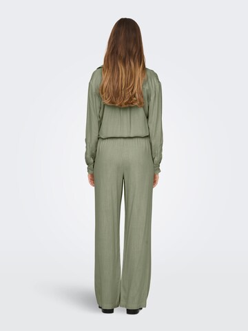 JDY Wide Leg Hose 'JDYCaya' in Grün