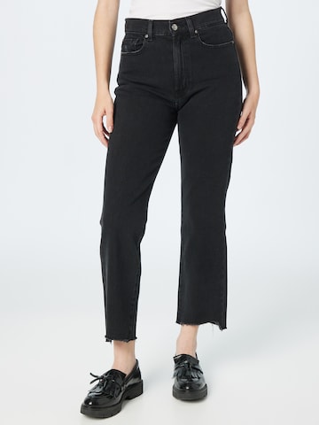 7 for all mankind Regular Jeans 'LOGAN' in Black: front