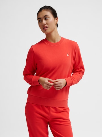 Hummel Sweatshirt 'Pulse' in Red: front