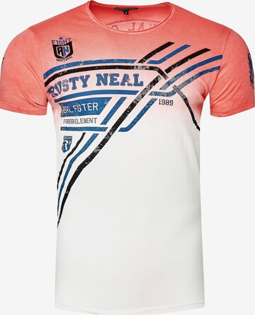 Rusty Neal Shirt in White: front