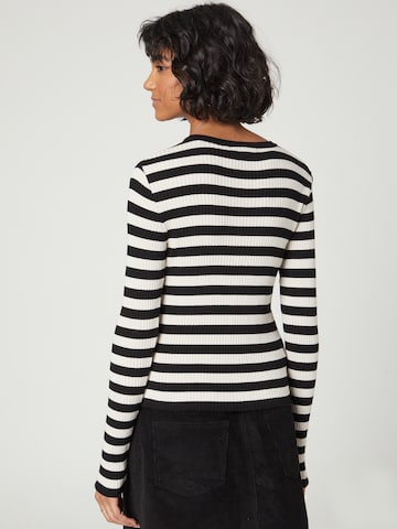 A LOT LESS Knit cardigan 'Farina' in Black