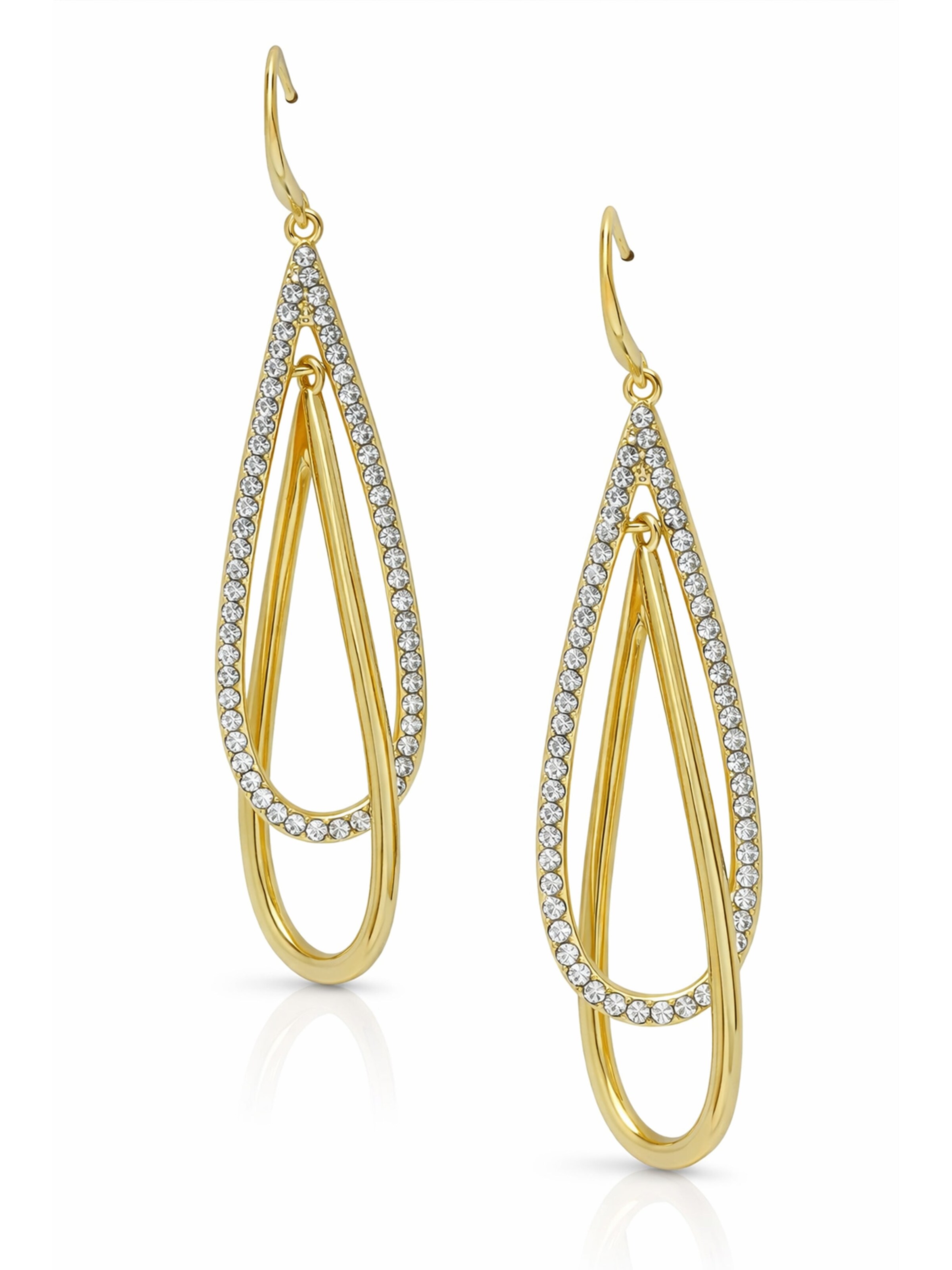 AVANT-GARDE PARIS Boucles d'oreilles en or, Vue avec produit