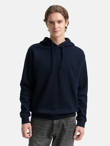TOM TAILOR DENIM Sweatshirt in Blauw: voorkant
