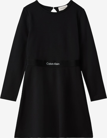 Calvin Klein Jeansregular Haljina 'Punto Milano' - crna boja: prednji dio