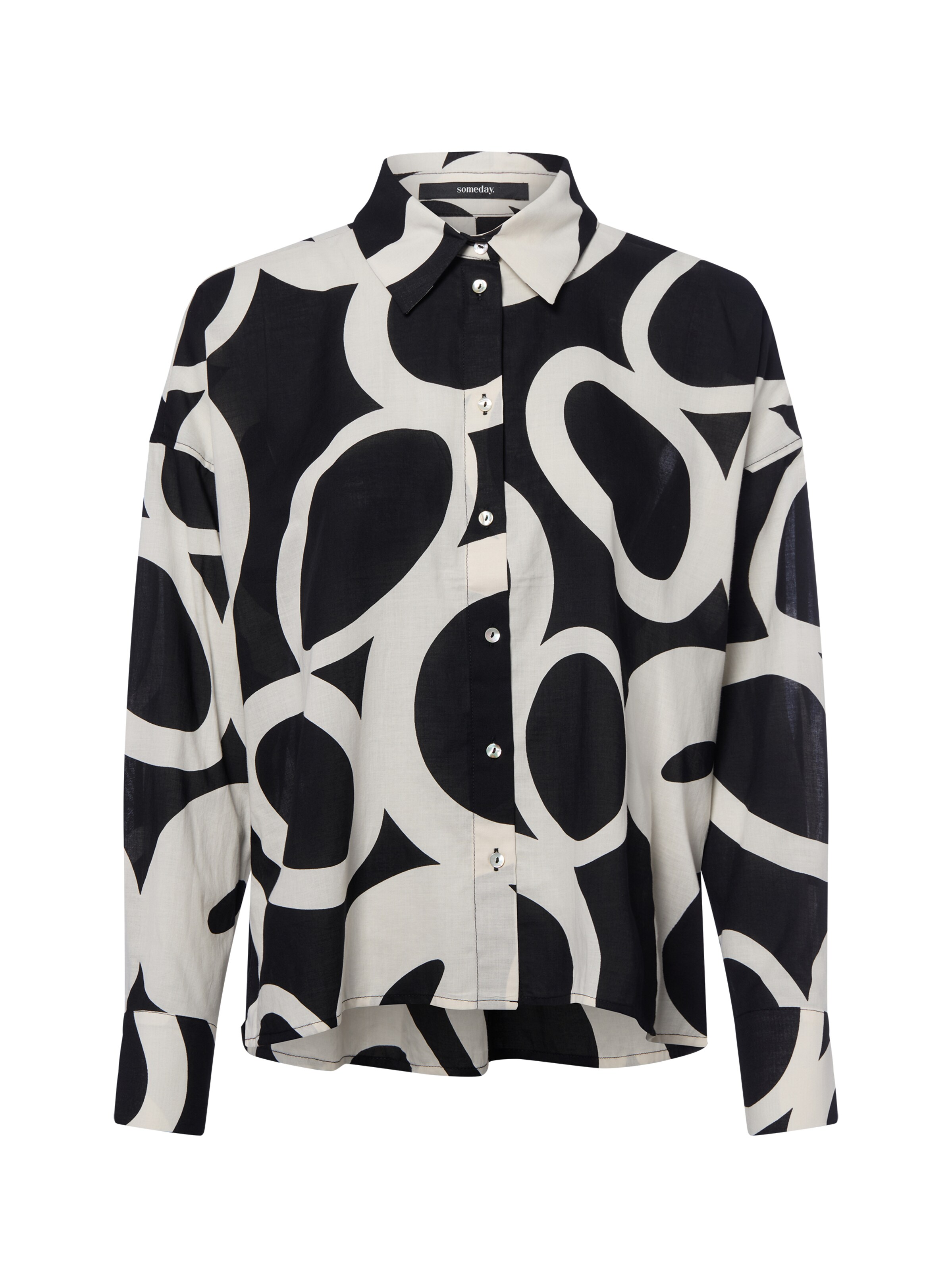 Someday Blouse in Black: front