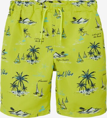 NAME IT Board Shorts in Green: front