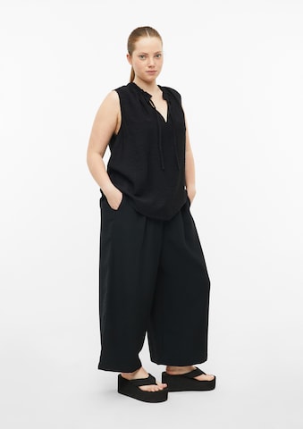 QS Blouse in Zwart