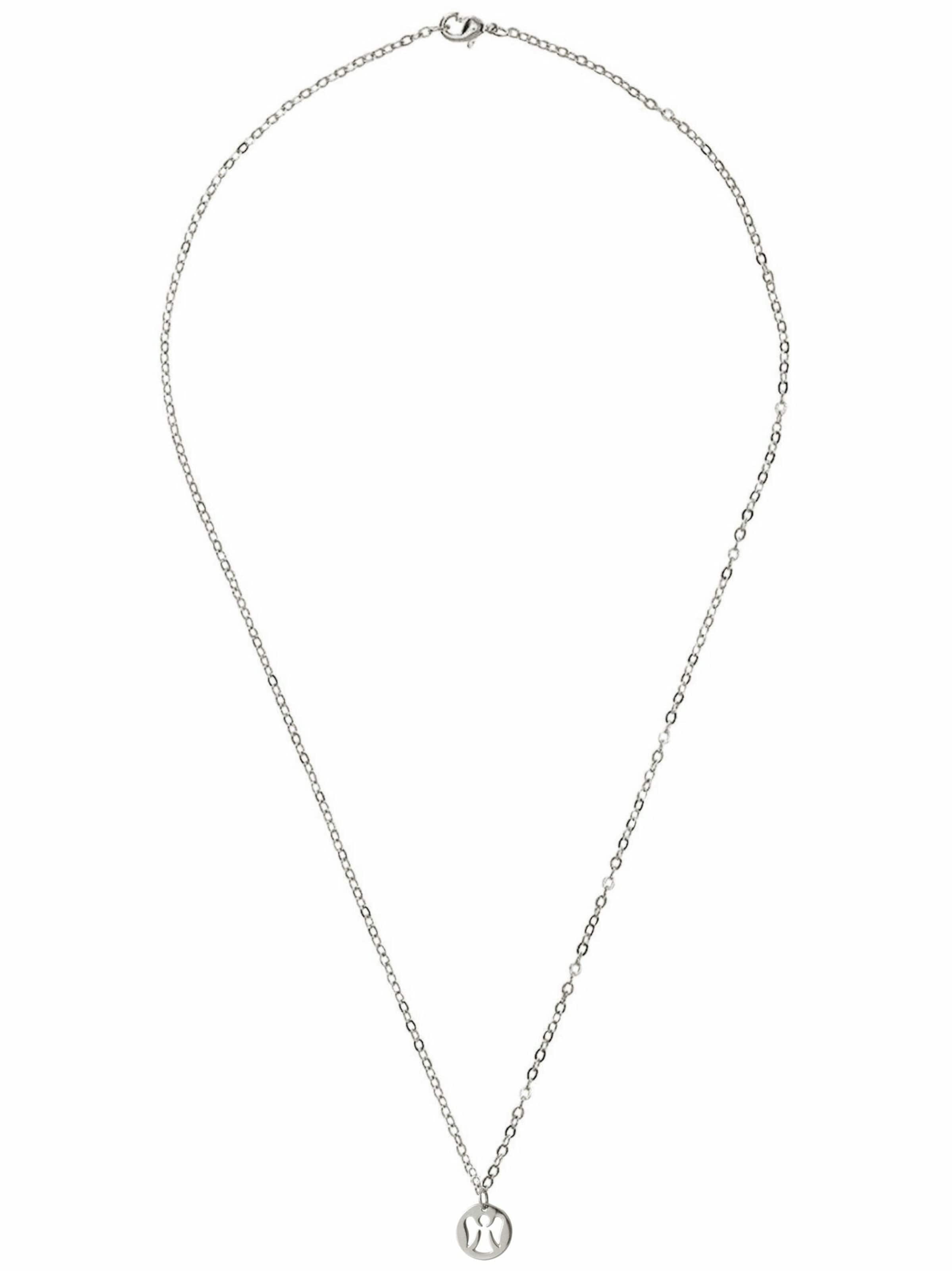 Gemshine Necklace in Silver: front