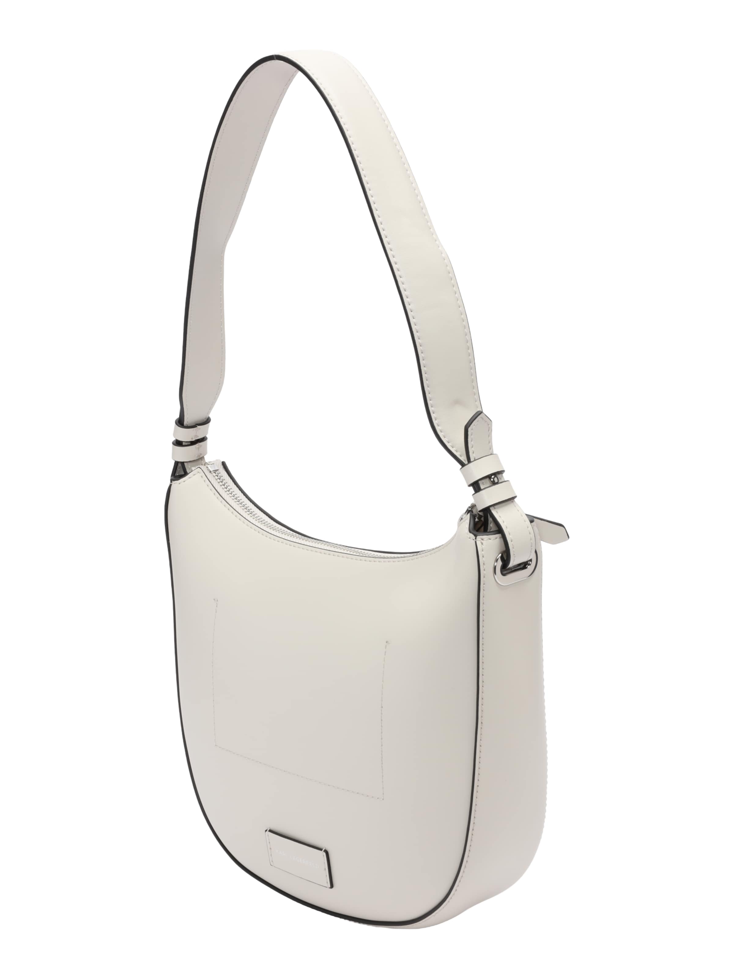 Karl Lagerfeld Shoulder Bag in White: side