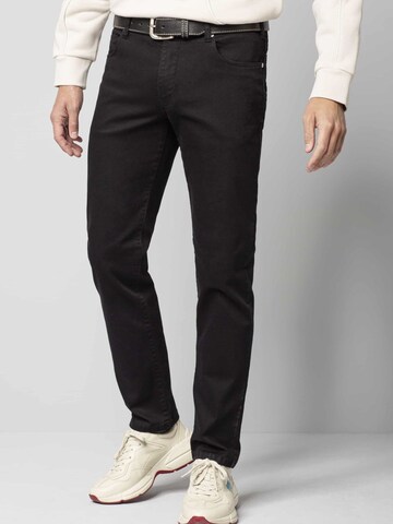 Meyer Hosen Regular Jeans in Black: front