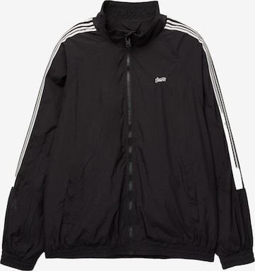 Pull&Bear Between-season jacket 'STWD' in Black: front