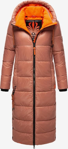 Manteau d’hiver NAVAHOO en orange : devant