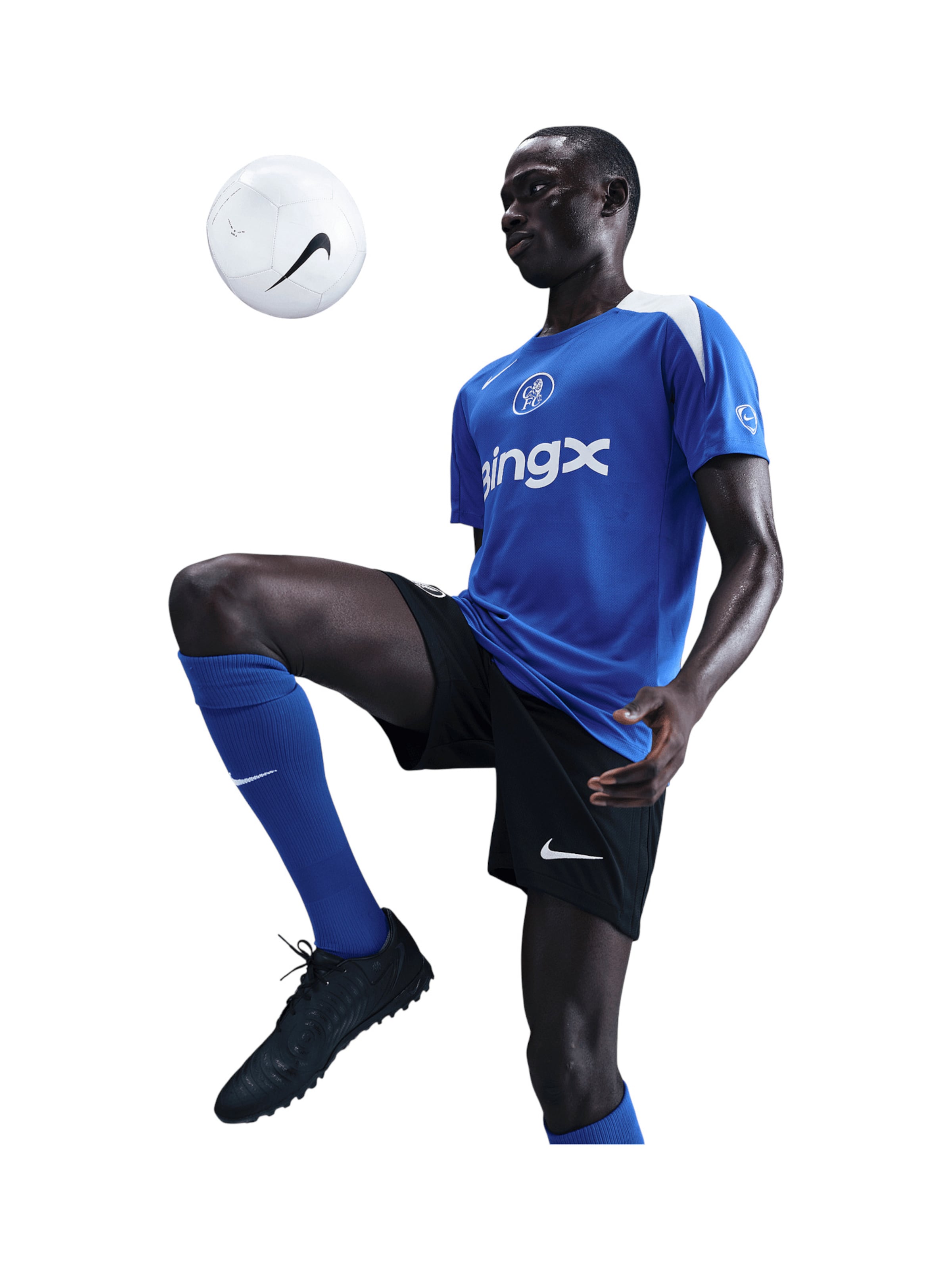 Nike Sportswear Funkcionalna majica | modra barva