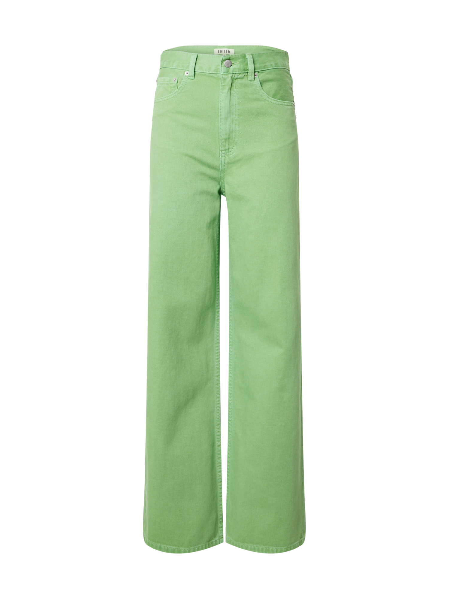 2WT3D Odzież EDITED Jeansy Avery w kolorze Zielonym 
