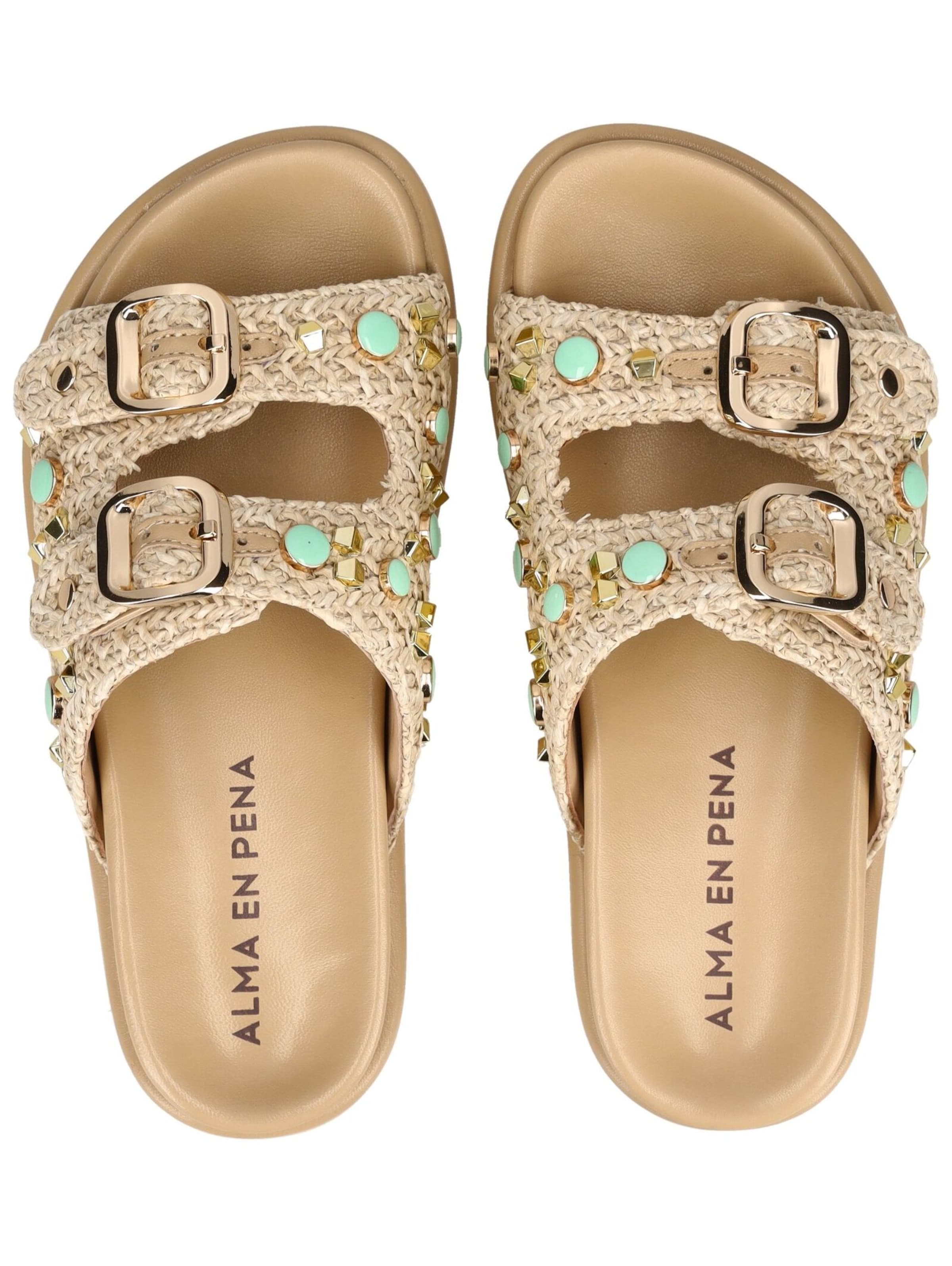 Alma En Pena Mule in Beige