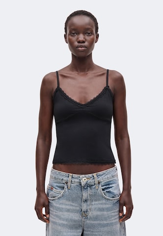 Haut HOLLISTER en noir : devant