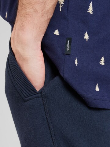 DEDICATED. Shirt 'Stockholm Ditsy Trees' in Blue