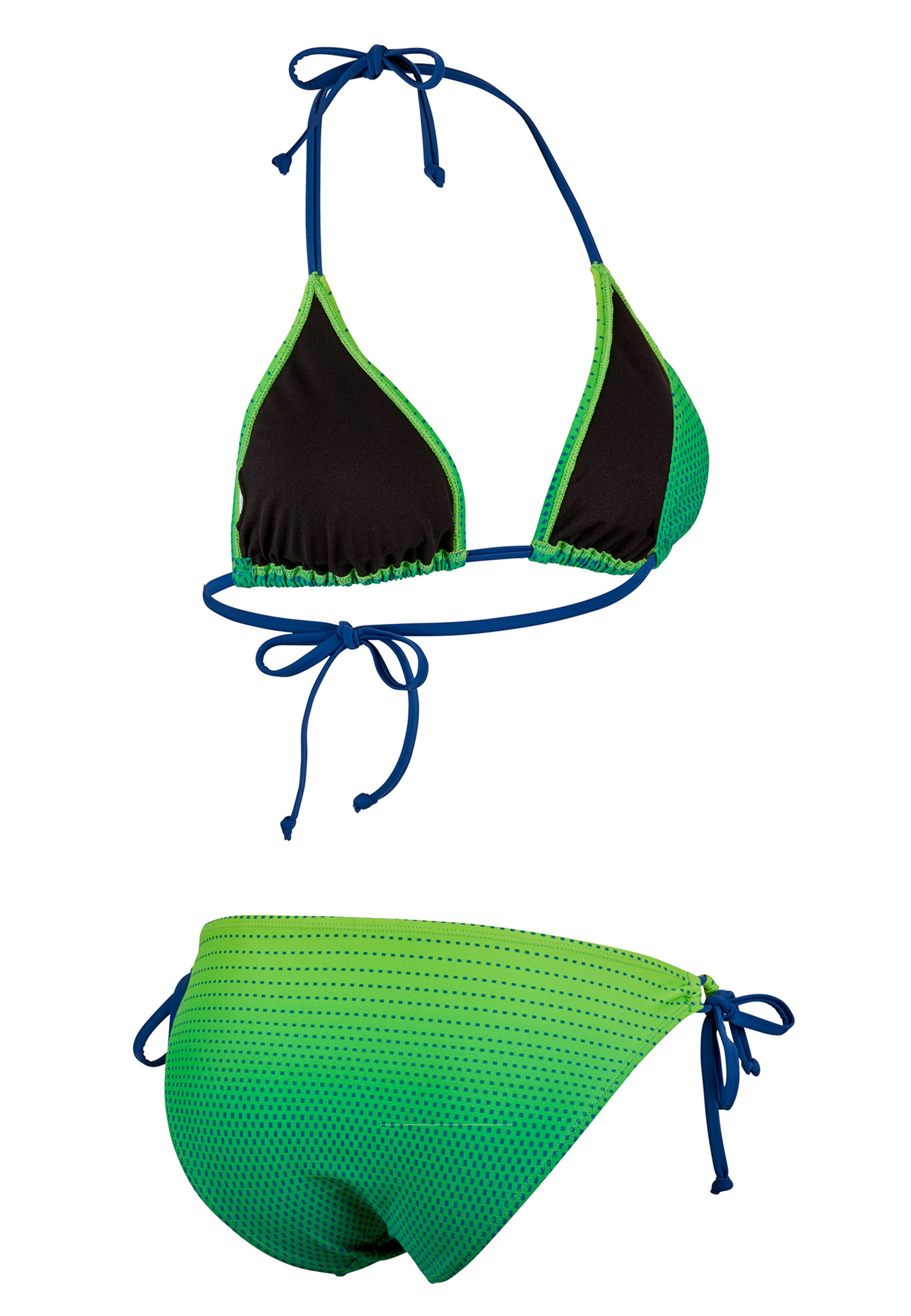 BECO the world of aquasports Triangle Bikini 'Gradient Dots' in Blue