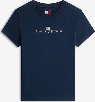 Marškinėliai iš Tommy Jeans, spalva – tamsiai mėlyna / juoda / balta, Prekių apžvalga