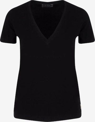 T-shirt Rivus en noir : devant