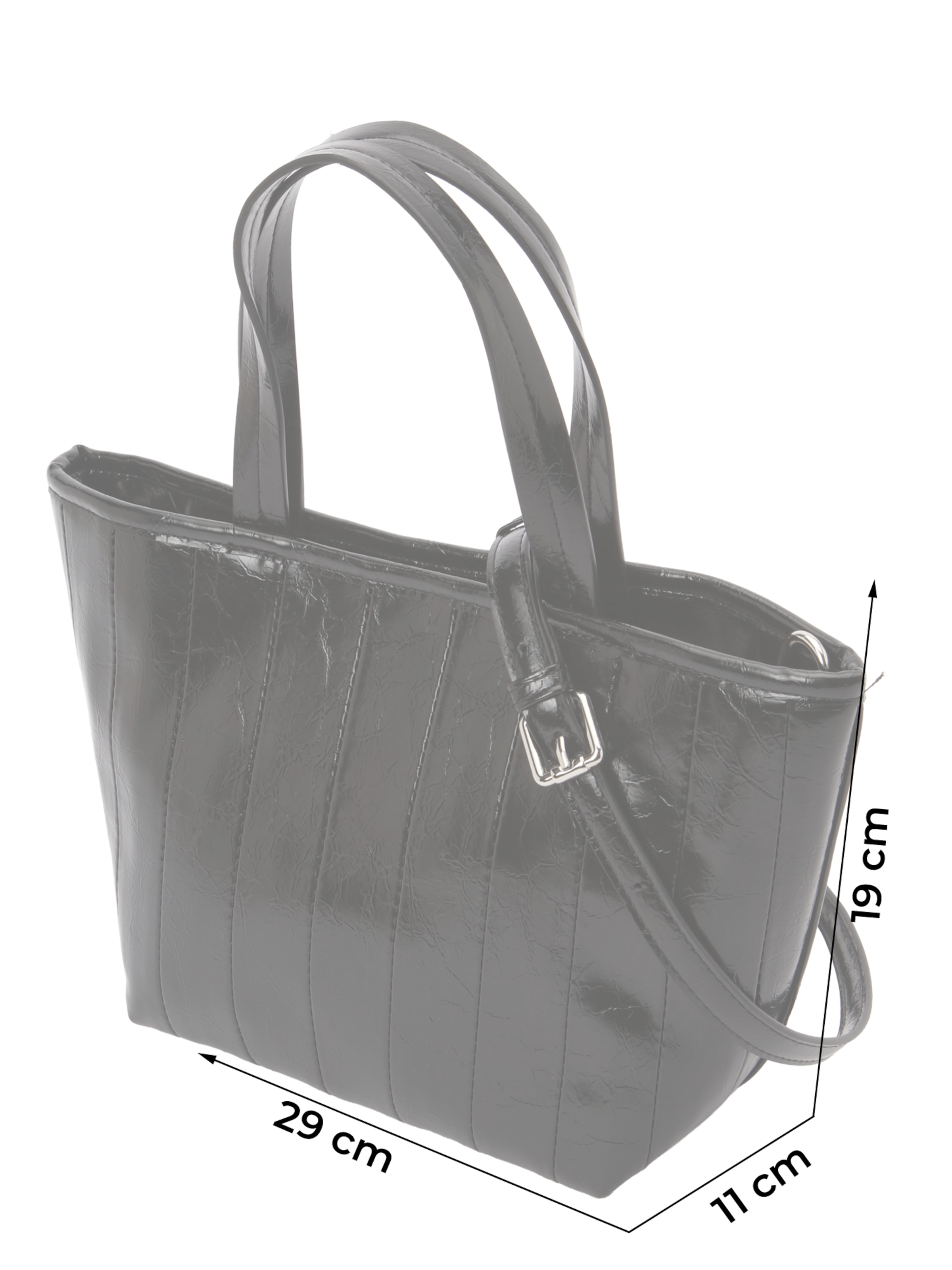 TOPSHOP Kézitáska 'GEMMA' - fekete