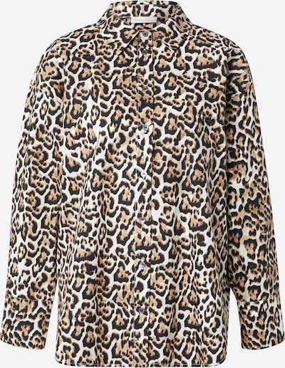 Freequent Blūze 'MALAY', krāsa - kamieļkrāsas / melns / olas čaumalas, Preces skats