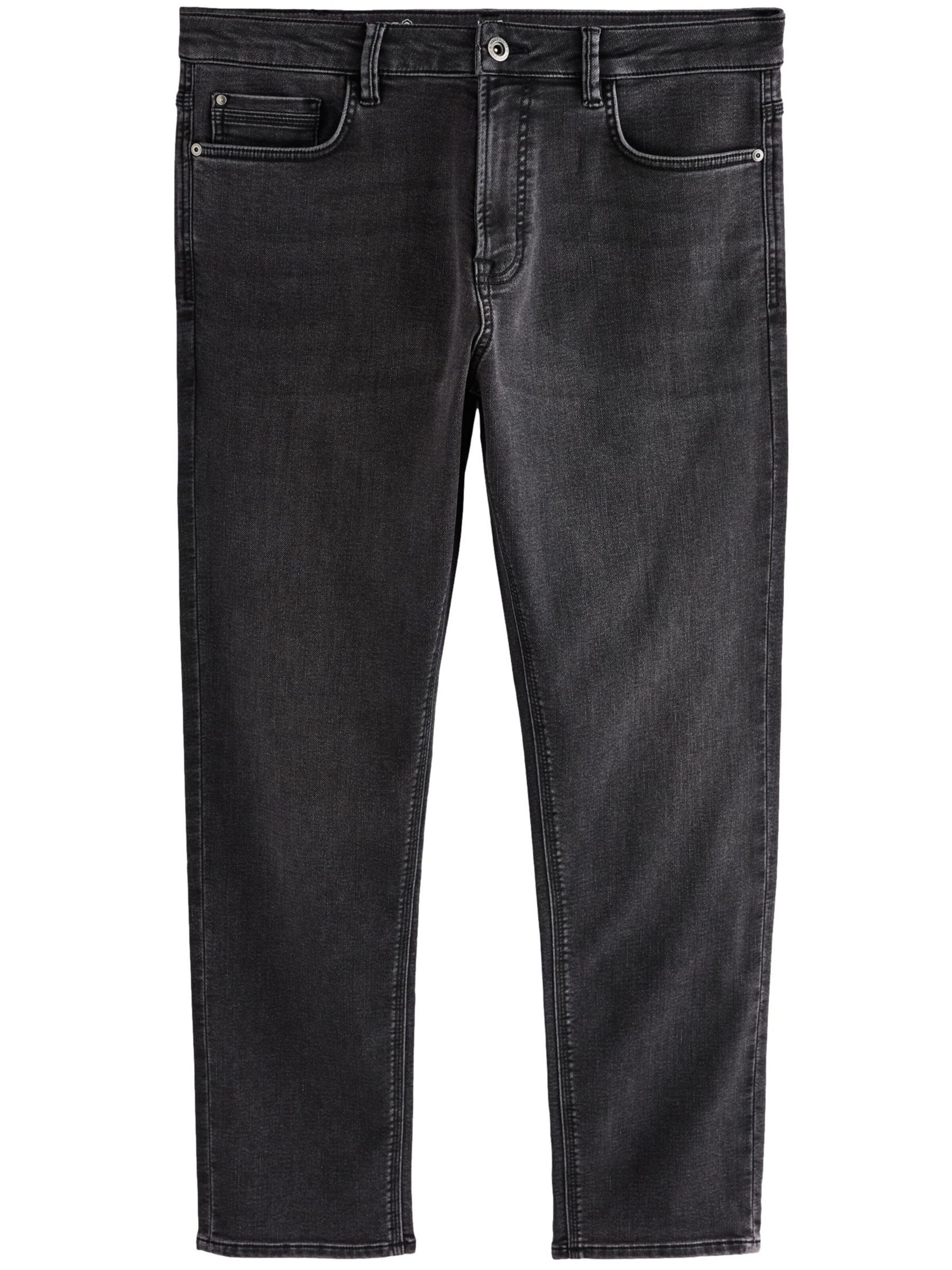 Next Slimfit Jeansy w kolorze czarny: przód