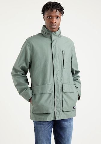 LEVI'S ® Демисезонная куртка 'Fulton Field Coat' в Зеленый: спереди