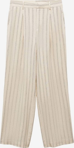 Regular Pantalon 'Linde' MANGO en beige : devant