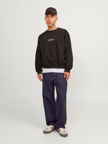 purpurinė JACK & JONES Laisvas Džinsai 'Alex'