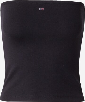 Tommy Jeans - Top 'ESSENTIAL' em preto: frente