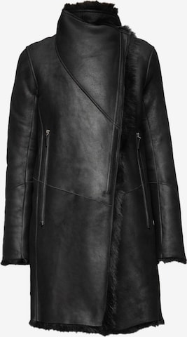 VESPUCCI BY VSP Winter Coat 'Elena' in Black: front