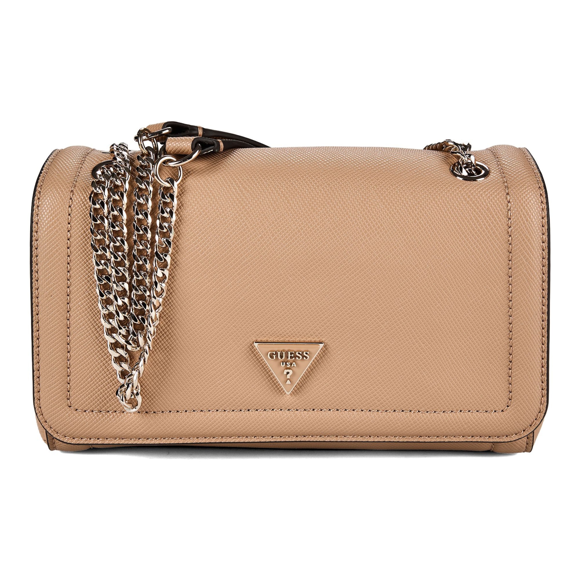GUESS Shoulder bag 'Noelle II' in Beige: front