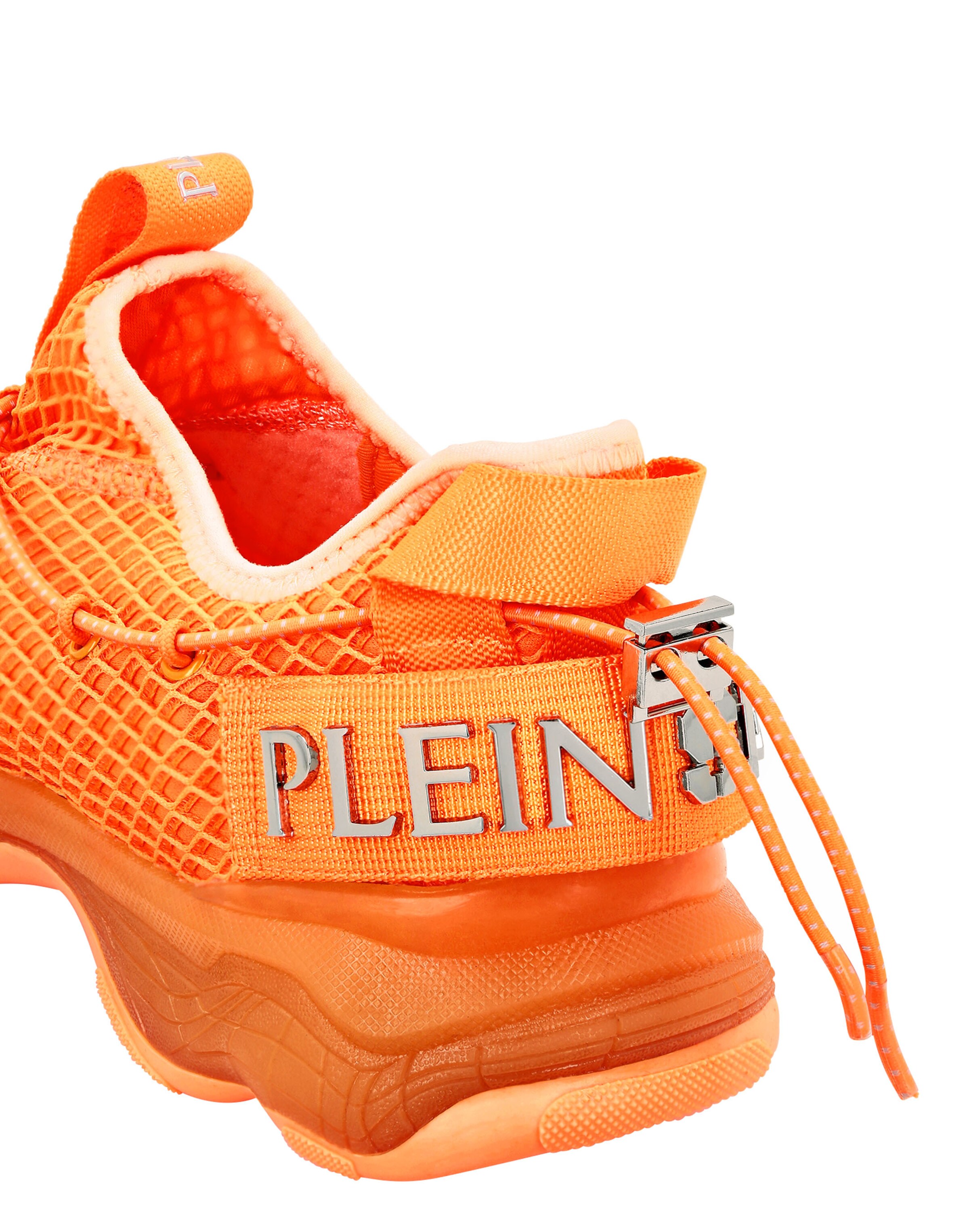 Plein Sport - Sapatilhas baixas em laranja