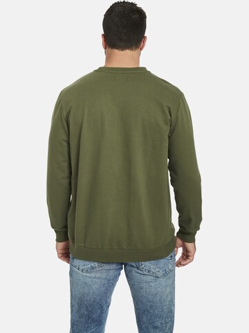 Jan Vanderstorm Sweatshirt ' Holdger ' in Green