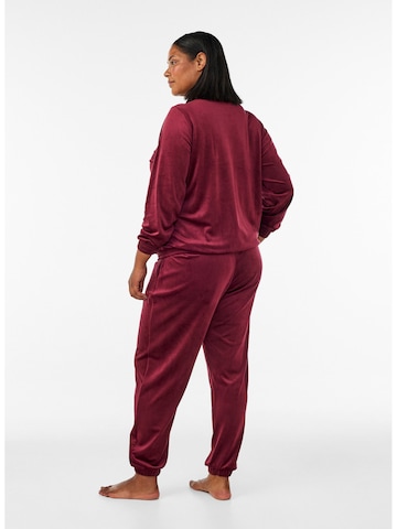 Tapered Pantaloni di Zizzi in rosso