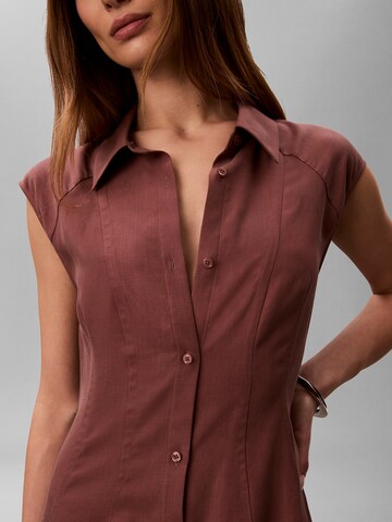 Robe-chemise Calvin Klein en marron