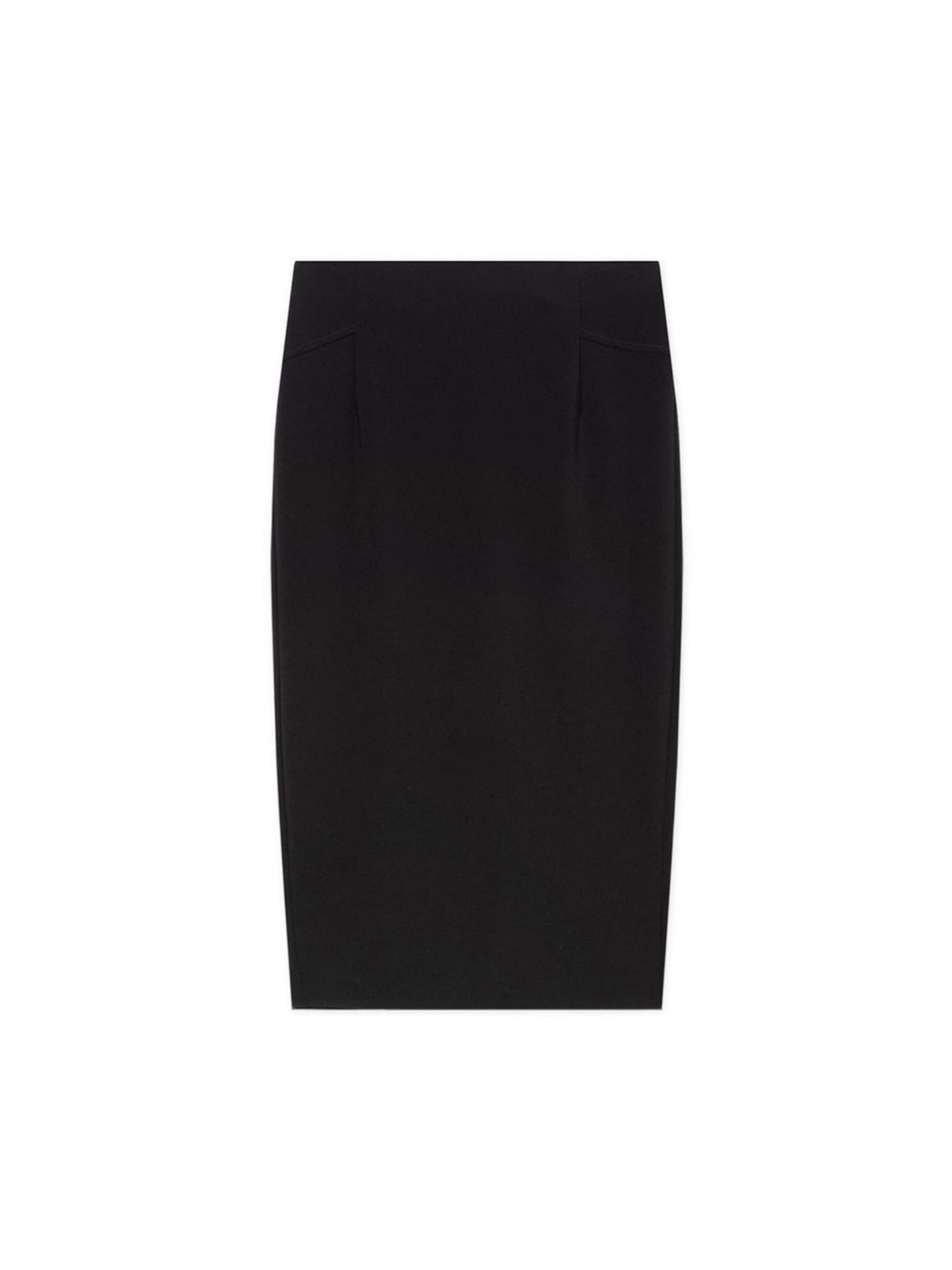 Trussardi - Falda en negro: frente