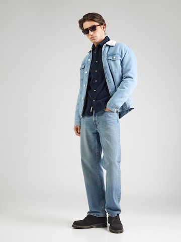 Pepe Jeans Klasický střih Košile 'Clayton' – modrá
