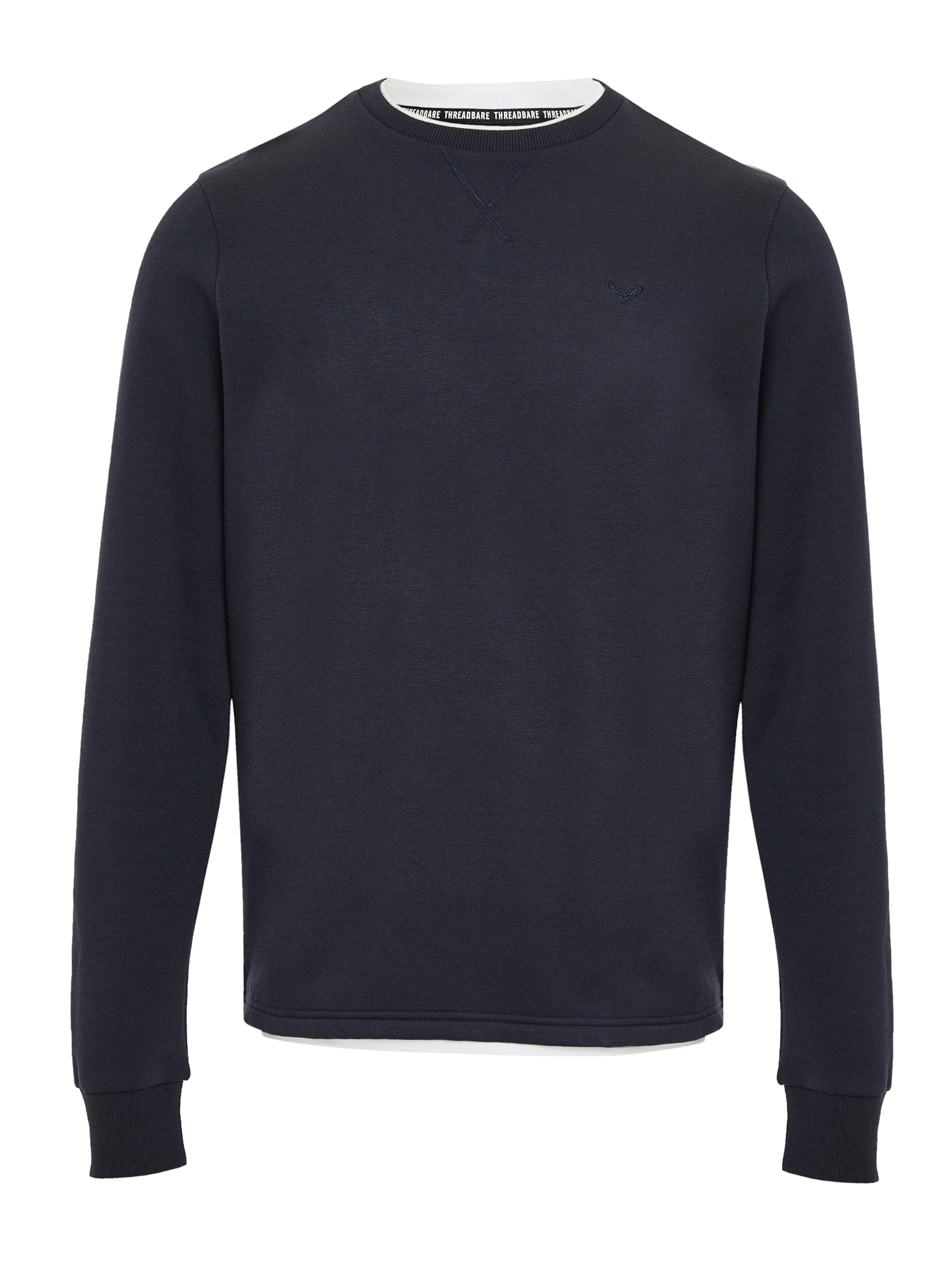 Threadbare Sweatshirt 'Kisele' in Blue: front