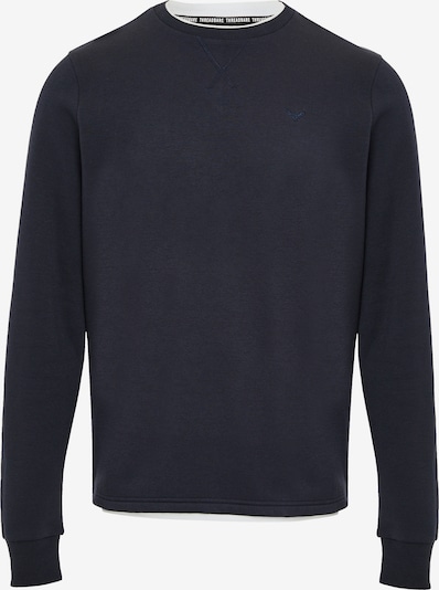 Threadbare Sweatshirt 'Kisele' in de kleur Donkerblauw / Wit, Productweergave