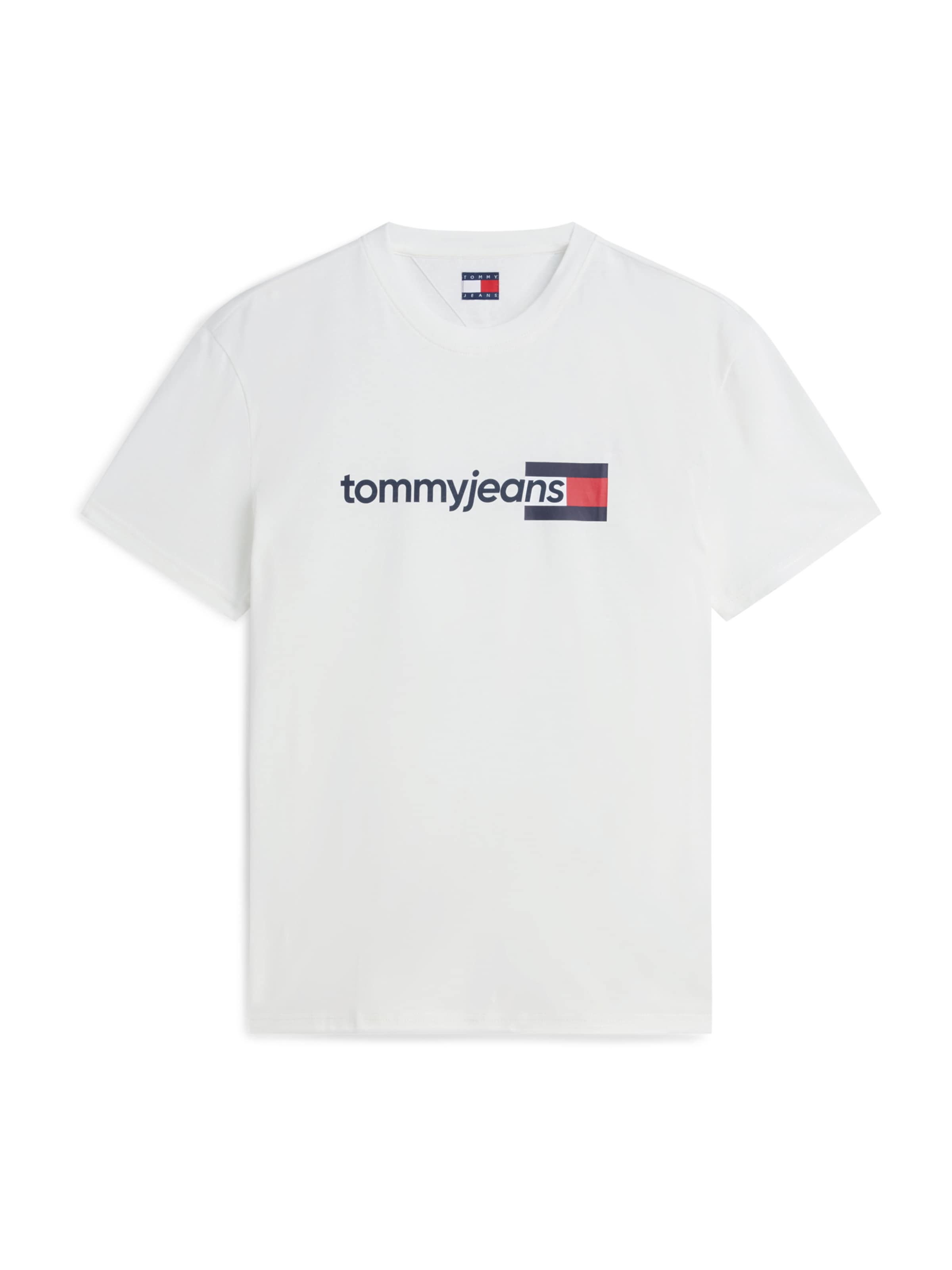 Tommy Jeans Paita 'ENTRY DNA' värissä valkoinen: etupuoli