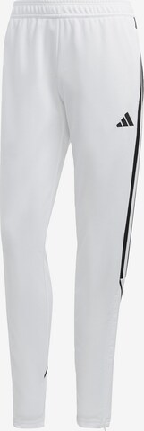 Pantalon de sport 'Tiro 23 League' ADIDAS PERFORMANCE en blanc : devant