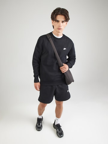 Nike Sportswear Sweatshirt 'CLUB' in Black