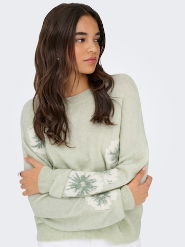 JDY Pulóver 'JDYFLORIS' - zöld