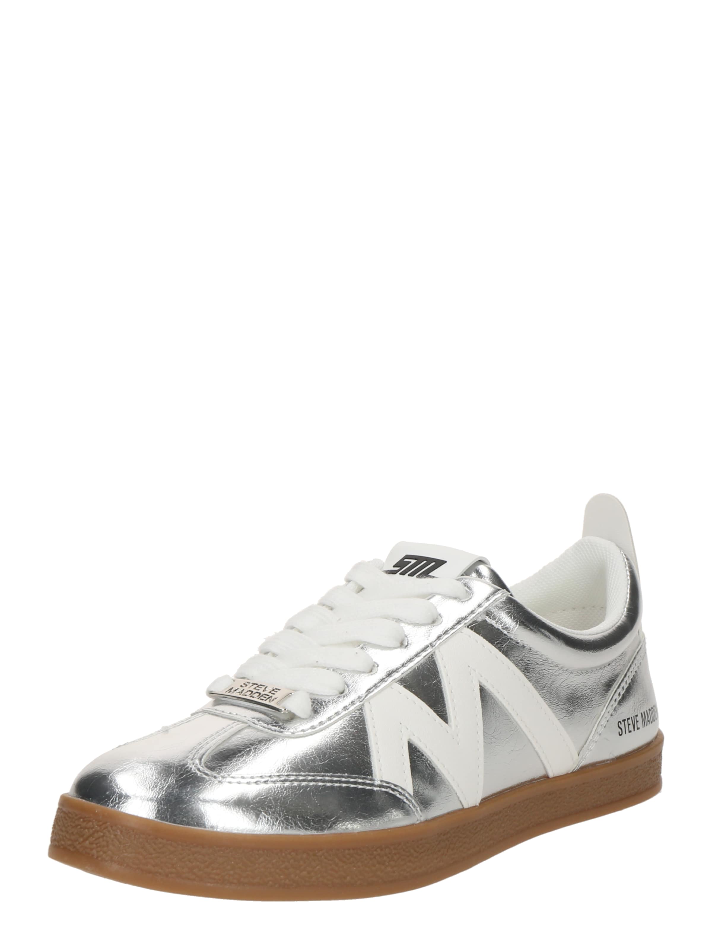 STEVE MADDEN Низкие кроссовки 'Degree' в Серебристый: спереди