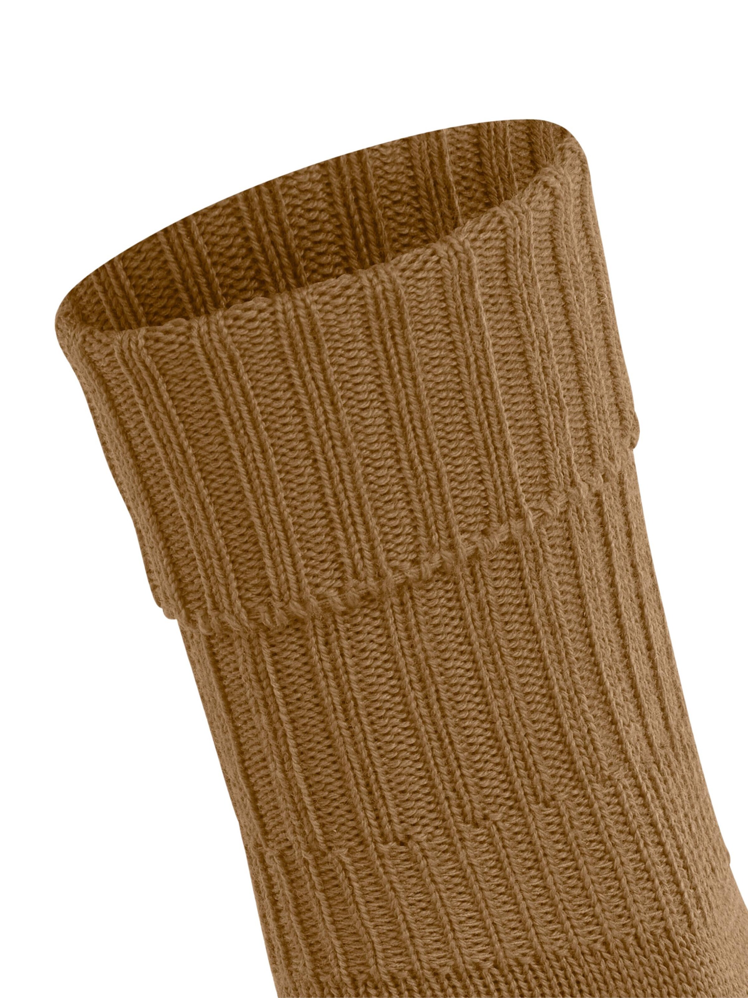 FALKE Socks 'Striggings Rib' in Brown