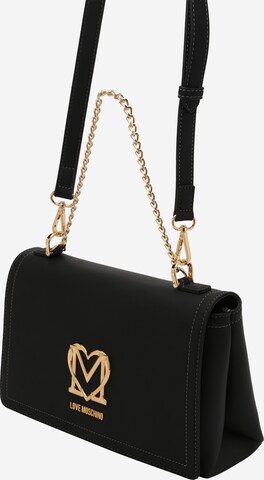 Love Moschino Чанта за през рамо 'SUPER GOLD' в черно